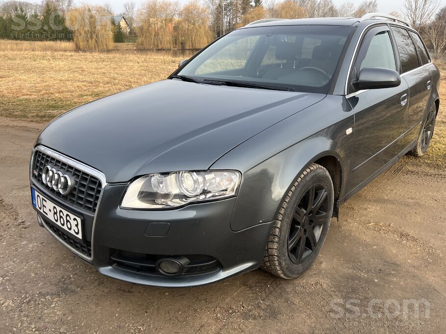 Audi A4 S-line. Vienkāršais 8 vārstu motors. Ziemu izbr