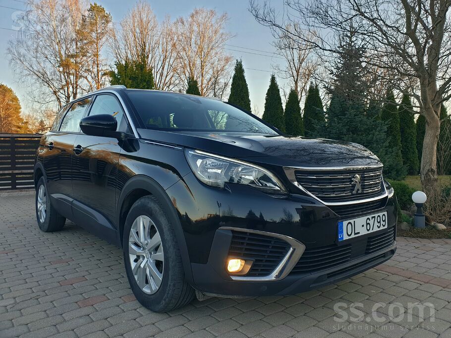 Model 2019. Peugeot 5008 Active 1.5Hdi 96kW 130Hp. Piecvietīgs. Tehniskā pās