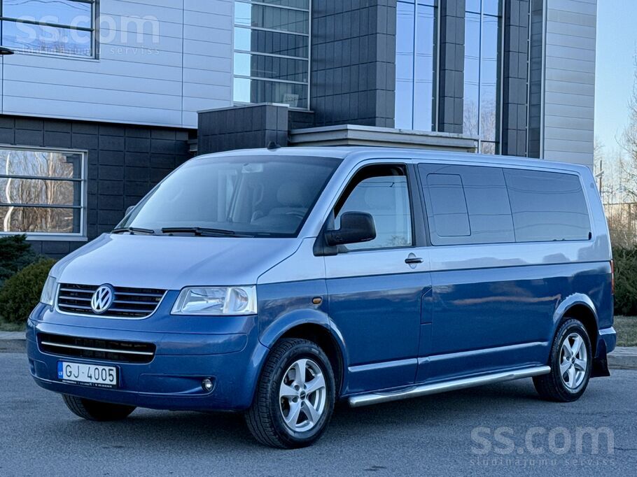 Volkswagen VW Transporter 2.5 dīzelis 96 kW, 8 sēdvietas, gar