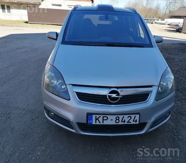 Opel Zafira-B 1.9cdti 88kw manuāla kārba 7 vietas 