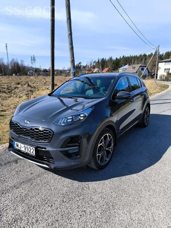 Kia Sportage 1.6 T-Gdi 7Dct 4Wd Gt-Line teicamā stāvoklī ar pilnu servisa vē