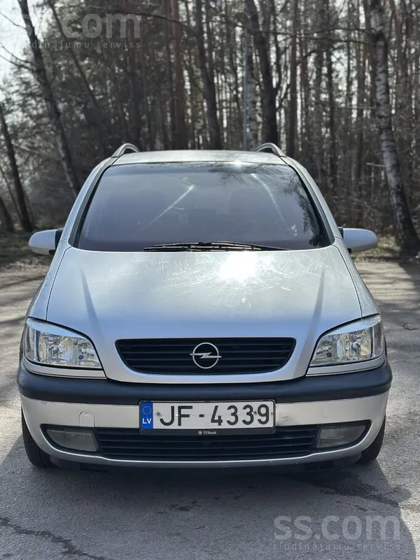 Opel Pardodas opel zafira 7vietas 2.2 dizelis 92kw. Meh