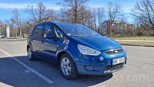 Ford Ford S-max, 2.0 dīzelis, 103 kw. 5 sēdvietas. Tehn