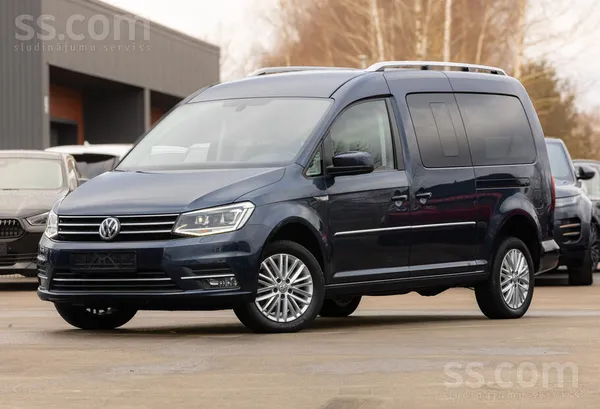 Volkswagen VW caddy, 7 vietas, 2.0 dīzelis, 110kw, automāts. 
