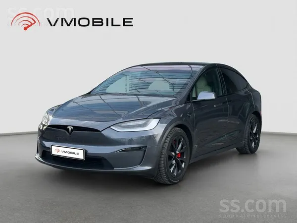Tesla Model X Plaid. 0-100 km/h 2, 6s. ; Autopilots; 6 vietas; 4x4; Aktīva kruīza ko