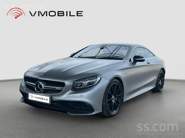 Mercedes S63 Coupe; 360; Led; Lūka; Head-Up Display; Adaptive Cruise Control
