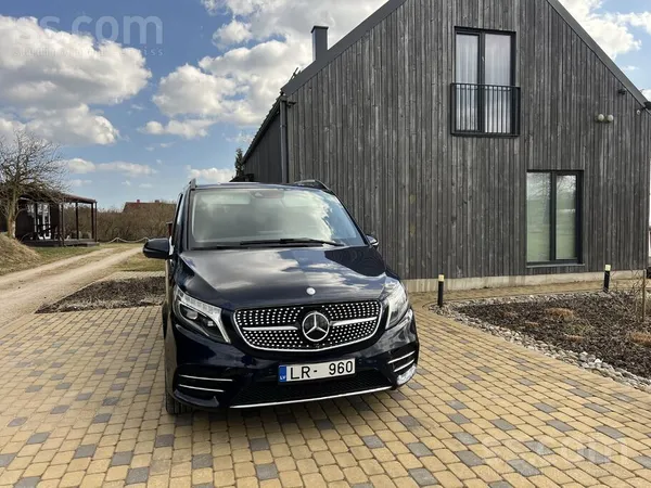 V Klasse luxury Long
+ Ļoti pilns aprīkojums 
+ 7 vietas 
+ viss auto pap
