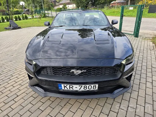 Kabriolets Ford Mustang 2019, 2.3 turbo, 231Kw, 317 zs, ecoboost, automātisk