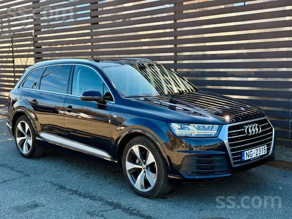 Audi Ar Pvn S line Pārdod Audi Q7 2016 ar jaudīgo un uz