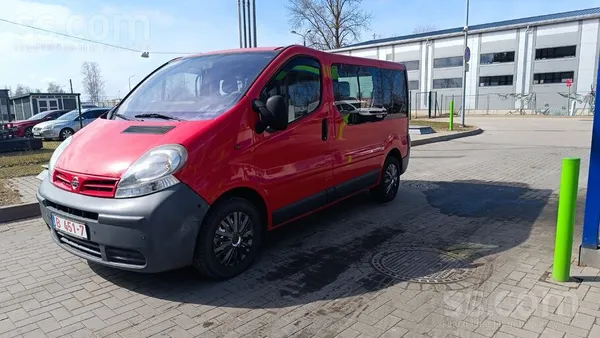 Nissan Primastar 1.9 dci, 74kw, tikko ni Vacijas, 6 vietas, kondicioners, 6
