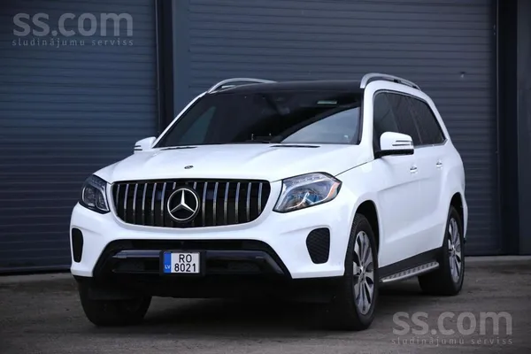 MB Gls450 Facelift, led lampas, ādas sēdekļi ar apsildi un atmiņu, apsildāma