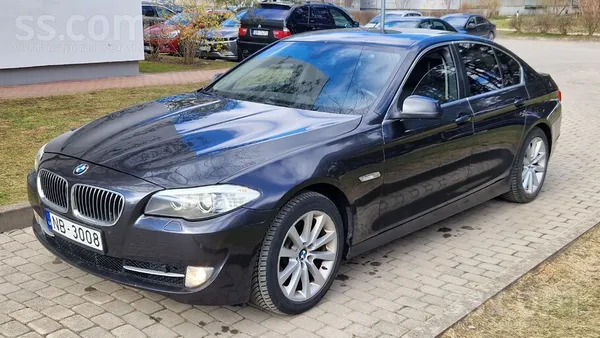 BMW F10, 520d, 135kw. Jauna TA. Sedans. 