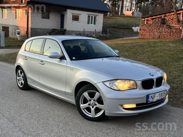 Pārdodam koptu un uzticamu auto. Bmw 118 ar 1.8 benzīna dzinēju, 105kw/140zs