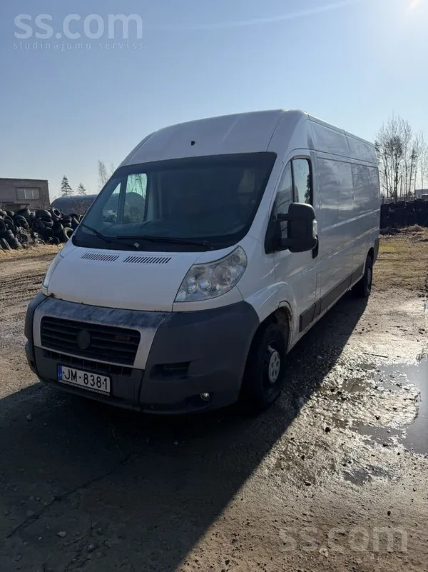 Fiat Pārdošanā darba buss ar garo bāzi, kravas telpas g