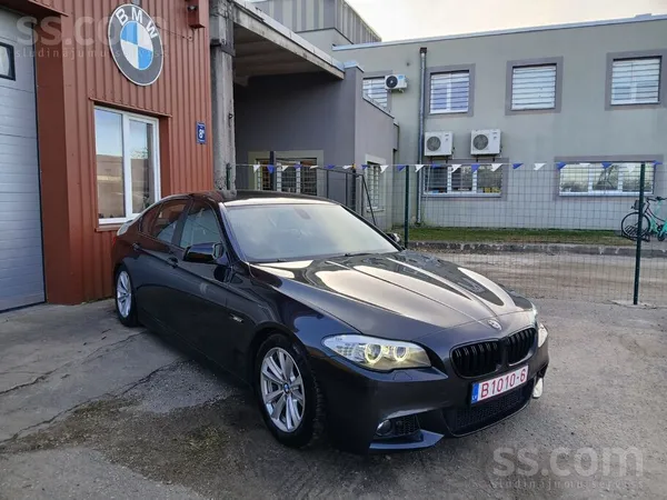 BMW 523i F10 jubilārs tikko atbraucis no Helsinkiem, 3 litru 150kw benzīna d
