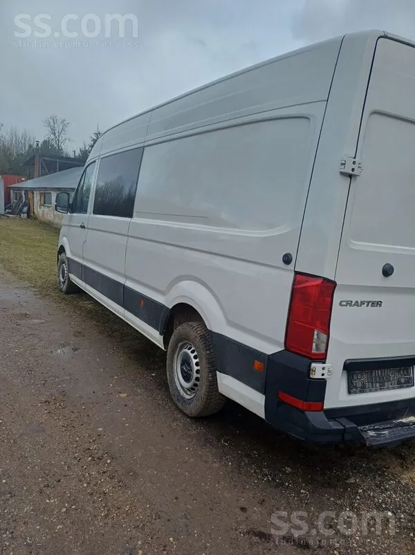 Volkswagen Crafters viss darbojas, detaļām vesals, nereģistrē