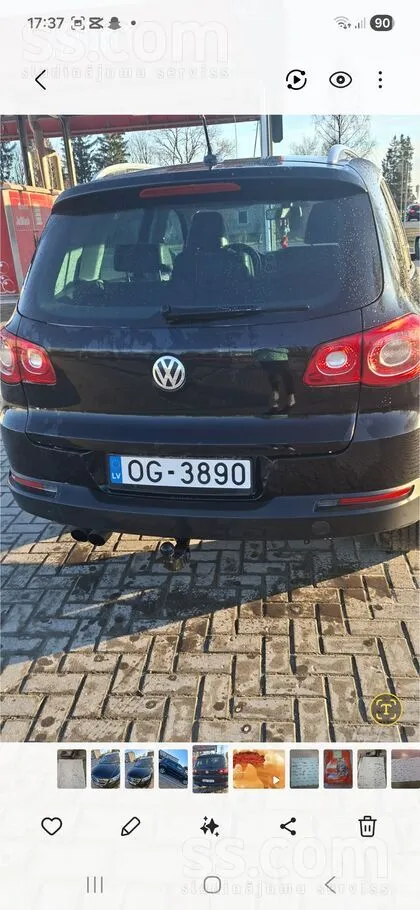 Volkswagen Tiek tirgots VW Tiguan, Ar tiko izietu tehnisko.