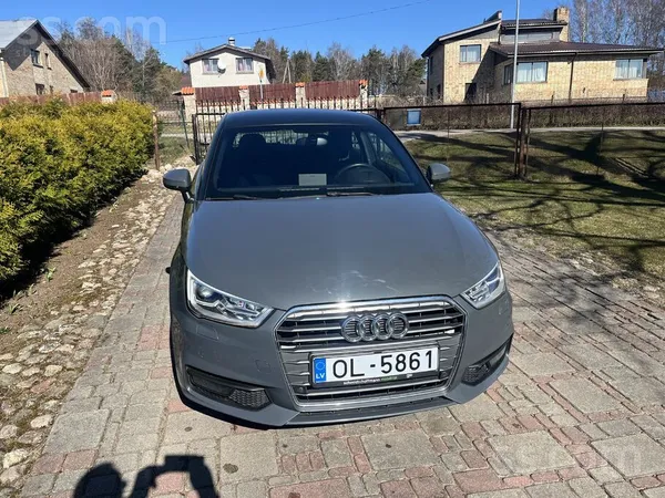 Audi-A1 Sport. Tikko no Vācijas;retā pelēkā met. krāša. Sēdekļi ar ādas iešu