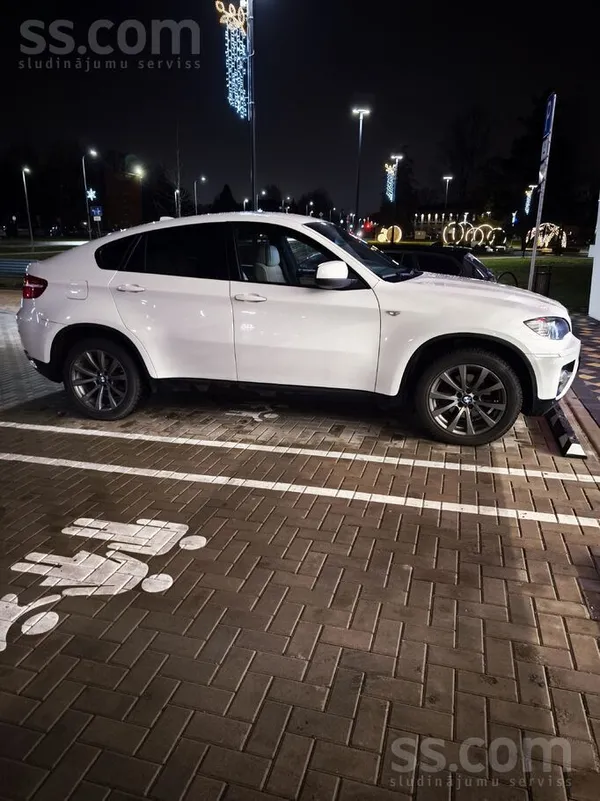 BMW BMW X6, 3.0d. Baltā pērle. 