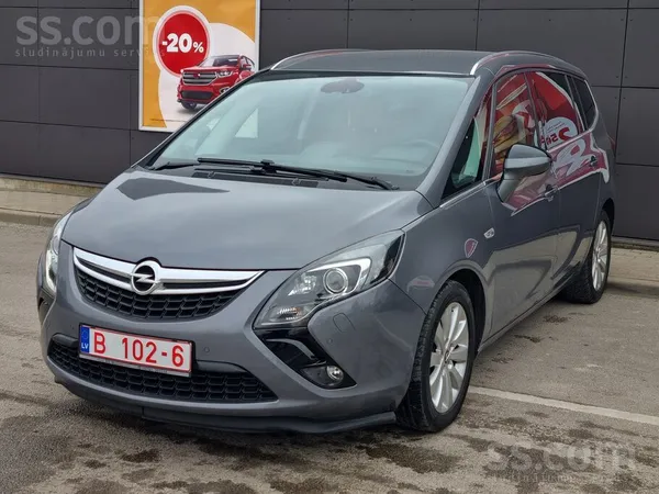 Opel Opel Zafira ar 7 sēdvietām 1.9 dīzeļdzinēju un man