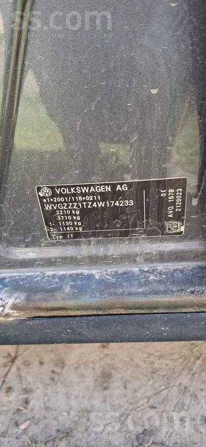 Volkswagen Pirms ziemas nomainīti visi filtri un uzlikts jaun