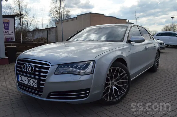 Audi A8, 2013.gads, 2.0 benzīns, elektrība, 155kW. 
No Francijas. 
Ir serv