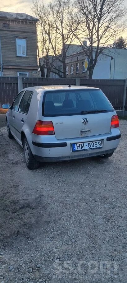 VW Golf Mk4 1.4 benzīns, tehniskā līdz 16.07.2026, nodoklis par šo gadu noma