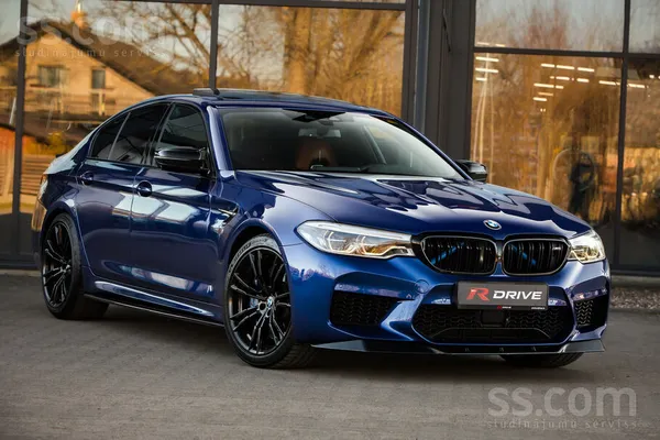 BMW M5 F90 4, 4 benzīns 441kw/600zs. 
Auto perfektā tehniskā un vizuālā Stā