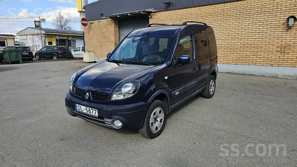 Renault Renault Kangoo 1, 9 dīzelis 62kw, 4x4. Auto atvest