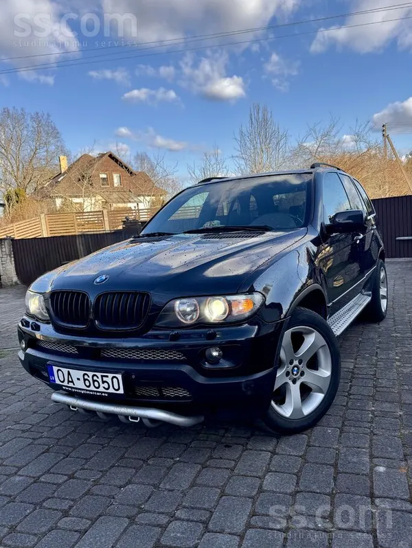 BMW Tiek pārdots kopts BMW X5 E53 ar uzticamu 3.0d dīz