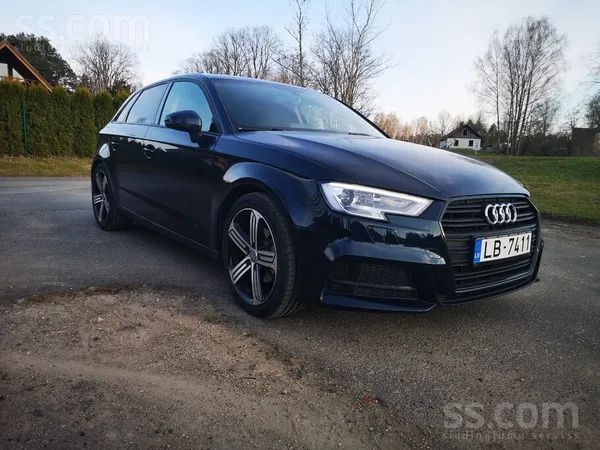 Audi Audi A3 s-line ar adu salonu, adas griestu, muzika