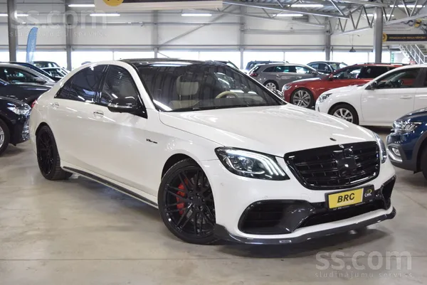 Mercedes-Benz S 63 Amg 4Matic V8 Biturbo. 2014. gada. 5.5l benzīns, 430 Kw (