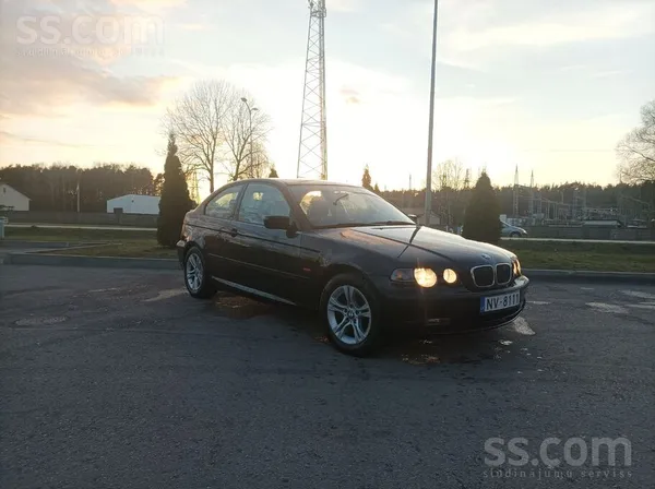 Pārdodu bmw 316ti, benzīns, 85kw 2005. gads, manuālā a/k. 
Ievests no Vācij