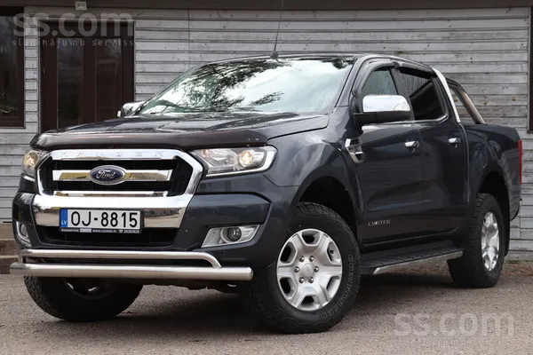 Cena ar Pvn. Ford Ranger Limited, 3.2d (147Kw / 200Zs) dīzelis. Pirmās reģis