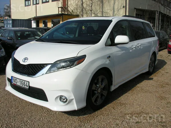 Sienna-se 7+1 vietas 3.5i benzin-gaz 197kw, без турбины, два газовых балона