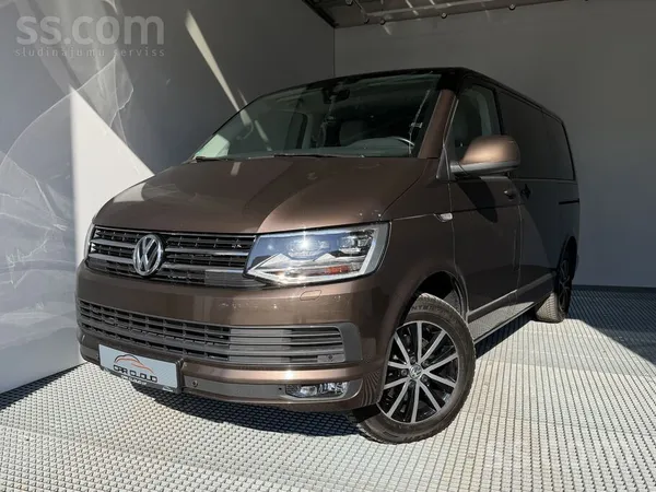 VW Caravelle ar mazu oriģinālo nobraukumu, automašīna ar pārbaudāmu servisa