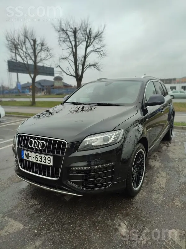 Pārdodu Audi Q7 S-Line Quattro. 2014. gada. 3.0l dīzelis, 180 Kw (245 Hp) 7