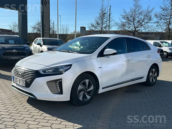 Hyundai Ioniq, 2019. gada, 1.6 benzīns/hibrīds, 77 kW / 141 ZS, automāts.