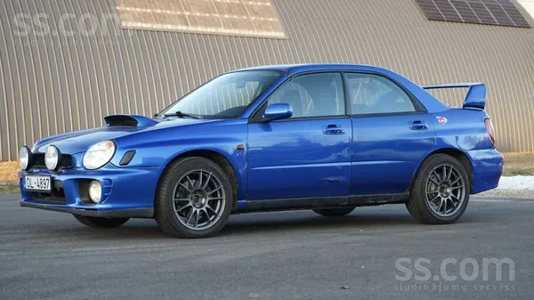 Pārdod 2001. gada Subaru Impreza Wrx 2.0 160kw, ES vin, kreisās puses piedzi