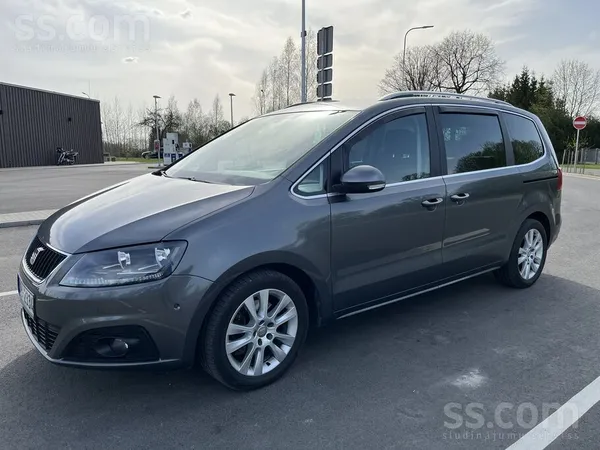 Seat Alhambra, 2.0Tdi 130 kw - 177 Zs, 6 pakāpju automāts, 7 vietas, webasto