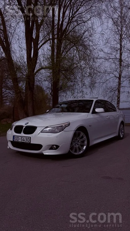 BMW Pārdod Lci E60 sedans rūpnīcas M-pack ar skaistu A
