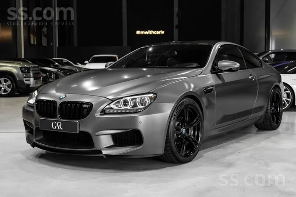 Pārdod BMW M6 Coupe F13 Frozen Grey 4.4 L V8 Twin-Turbo ar 552 Zs jaudu. Tei
