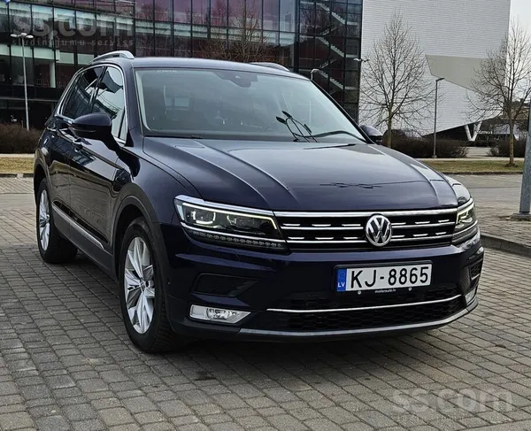 Volkswagen Tiguanu Highline 4motion un uzticamo 2.0 Tdi 150 Z