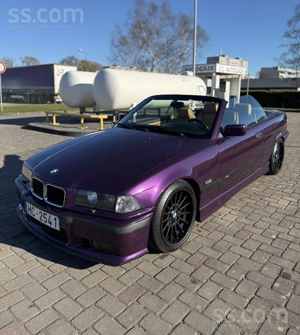 BMW e36 Mpack, cabrio, 2.5i 
Ļoti labā tehniskā un vizuālā stāvoklī. 
Rūsa