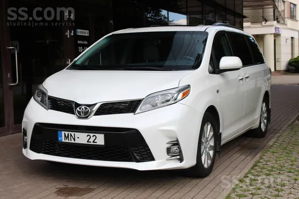 Toyota Sienna, pilnpiedziņa, benzīns/gāze, Xle komplektācija. Ērta un ekonom