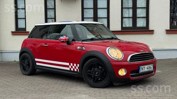 Mini One D, 2009 gads decembris, 1.6 dīzelis 66kw. Super skaitā mašīnā, ļoti