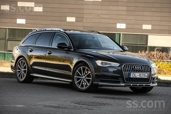Audi Tikko no Francijas. Audi A6 Allroad 3.0 dīzelis. P