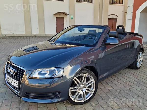 Audi A3 Kabriolets 1.6Tdi 77kw, manuāls. Ievests no Beļ