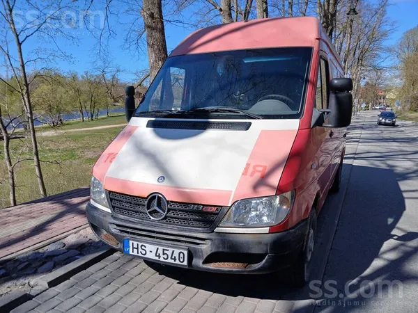 Sprinter, 2.2cdi, 95kW, labā tehniskā kārtībā, jauna TA. Lietots piemājas sa