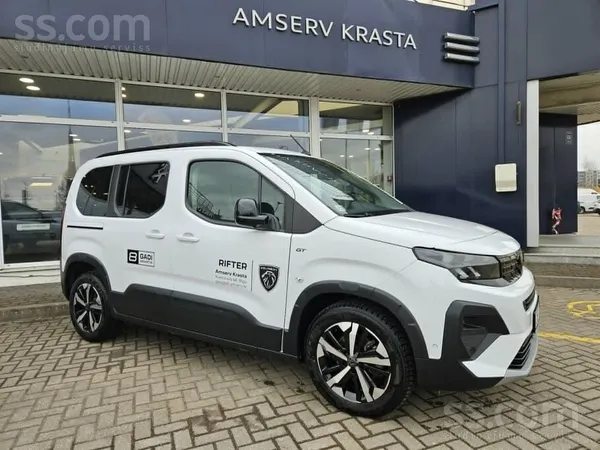 Oficiālais Peugeot dīleris Adam Auto SIA pārdod Demo Peugeot Rifter GT 1, 5